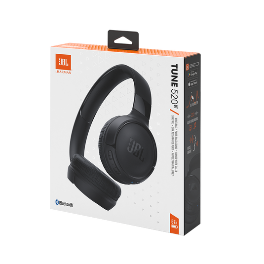 JBL Tune 520BT - Black - Wireless on-ear headphones - Detailshot 10 image number null